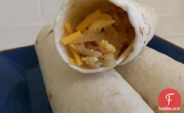 건강한 아침 식사 부리 토