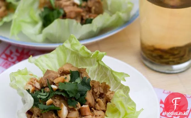 치킨 양상추 컵