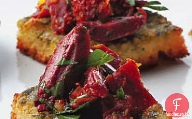 올리브 토마토 사각형