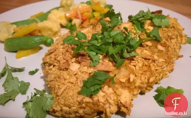 카레 크래커 코팅 치킨