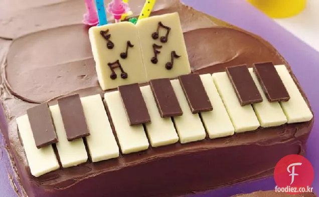 피아노 케이크