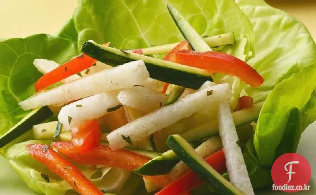 지 카마,호박,고추 샐러드