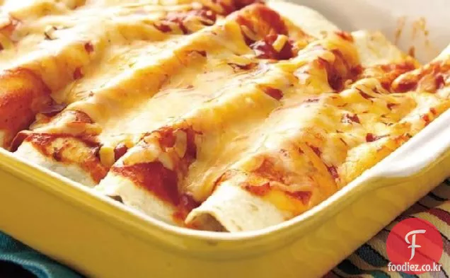 시금치와 쇠고기 엔칠 라다