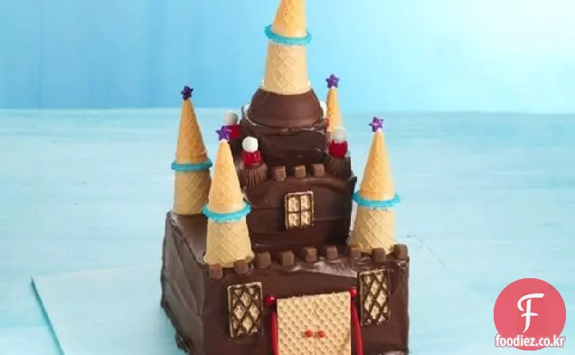 초콜릿 공주 성 케이크