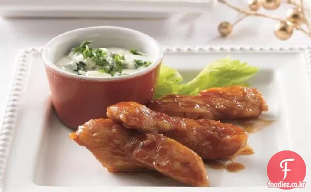 뼈없는 버팔로 치킨 전채