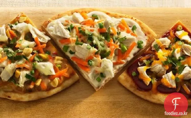 매운 구운 태국 피자