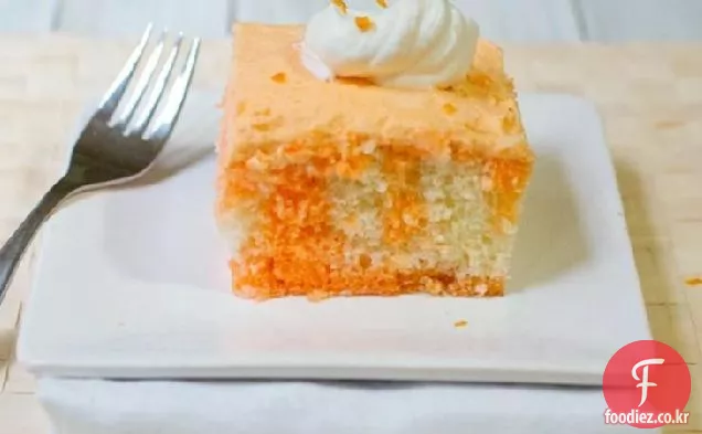 오렌지 크림 찜 케이크