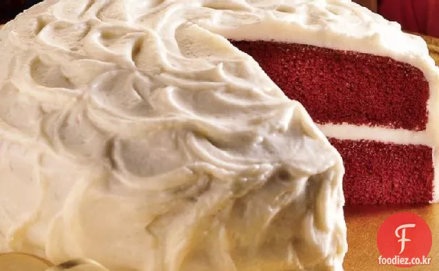 빠른 빨간 벨벳 케이크