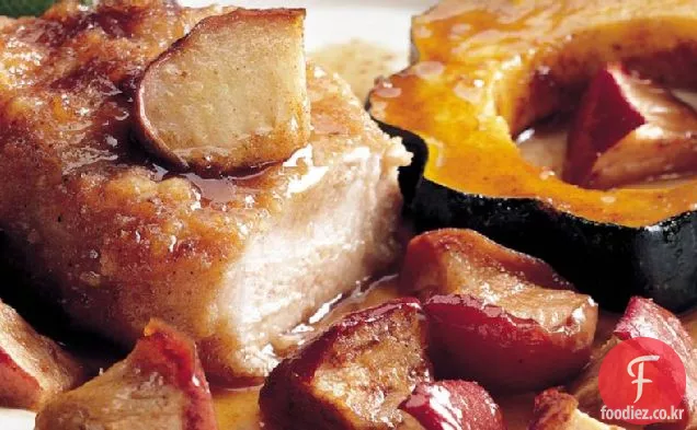 가을 돼지 고기 저녁 식사(2 요리)