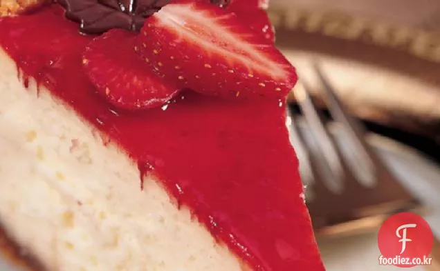 딸기 핫 퍼지 치즈 케이크