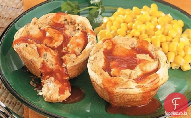 크림 치킨 엔칠 라다 냄비 파이