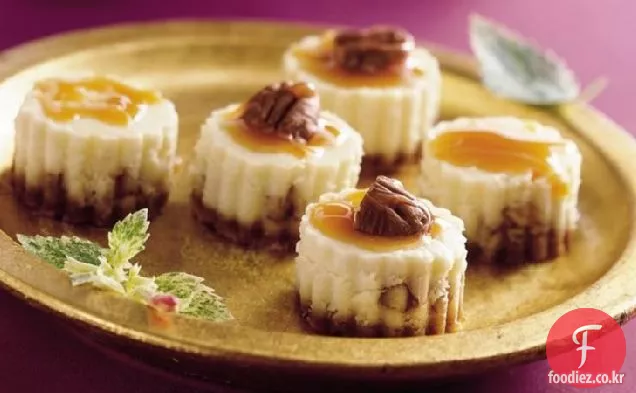 카라멜 피칸 치즈 케이크 바이트