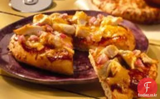 바베큐 치킨 피자
