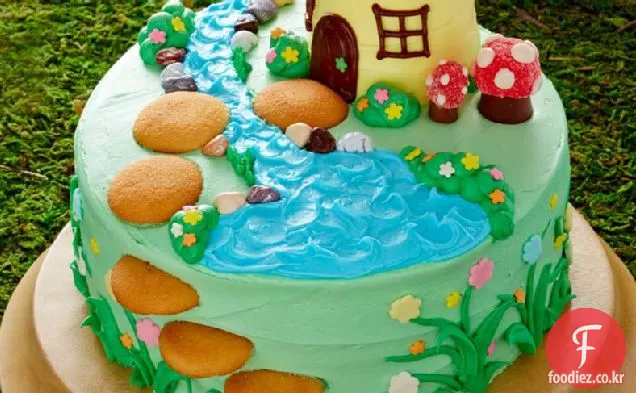 요정 정원 케이크