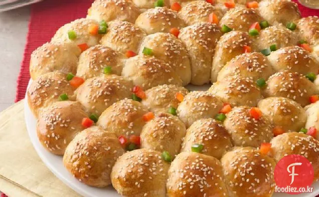 축제 햄과 치즈 화환