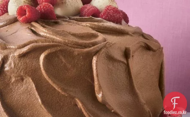초콜릿 무스-라즈베리 케이크