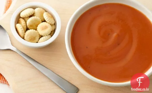 크림 토마토 당근 수프