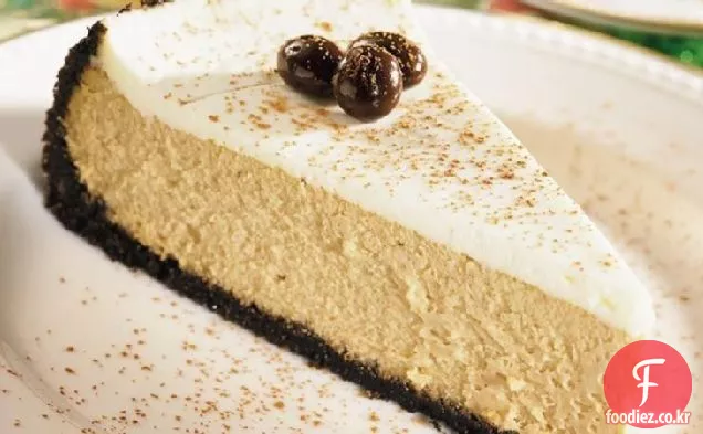 크림 카푸치노 치즈 케이크