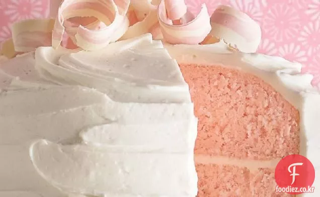 핑크 아몬드 파티 케이크
