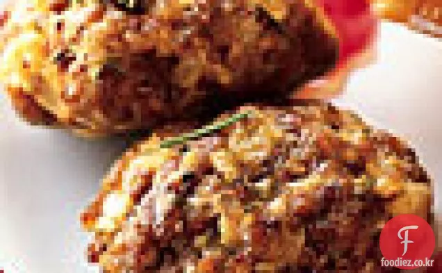 로즈마리와 겨자 아침 소시지