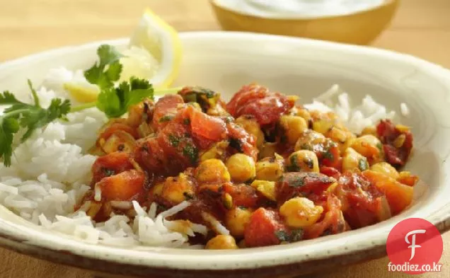 병아리 콩과 토마토 카레