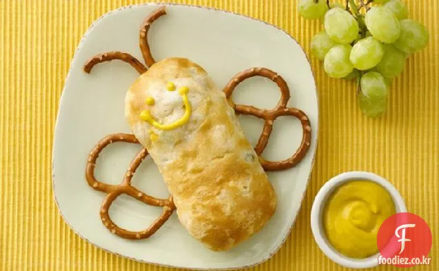 치킨 브로콜리 나비