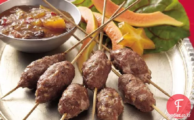 지상 칠면조 꼬치