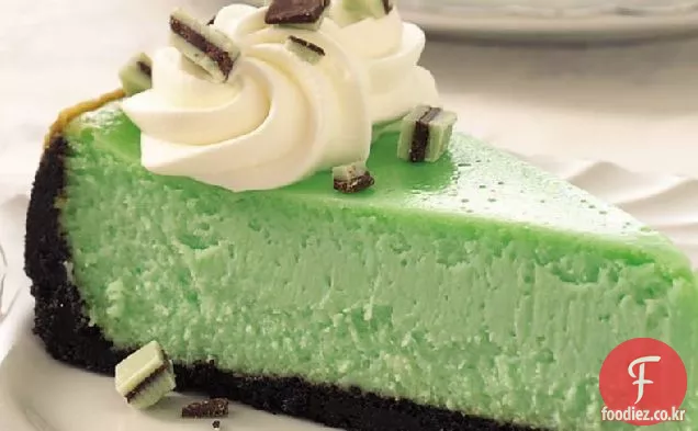 Crème de Menthe 치즈 케이크