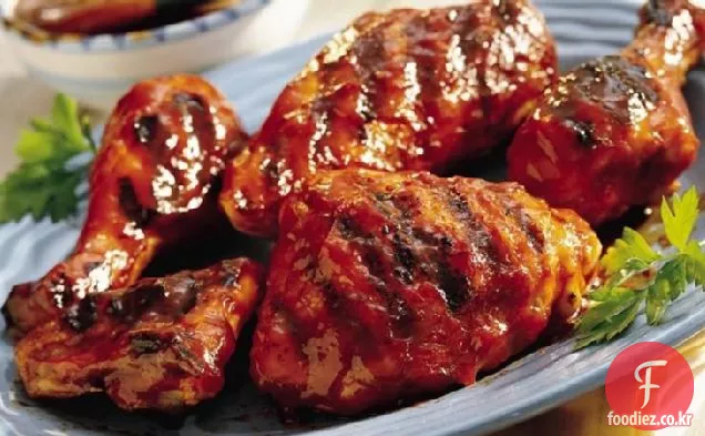 구운 최고의 바베큐 치킨