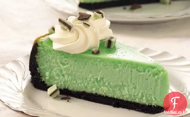 Crème de Menthe 치즈 케이크