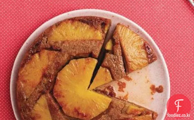파인애플 거꾸로 케이크