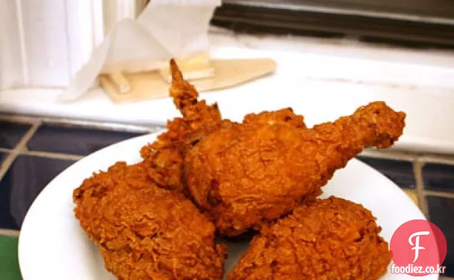 소금물 프라이드 치킨