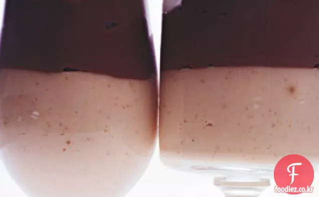 땅콩 버터 밀크 초콜릿 푸딩