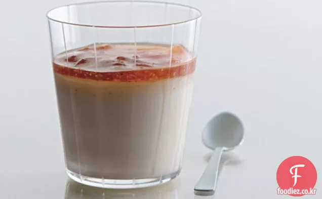 브랜디 무화과 바닐라 푸딩