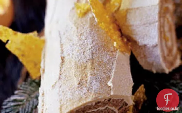 단풍나무 호두나무 Bûche de Noël