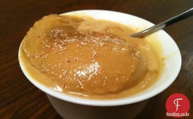 특종:오리 지방 카라멜 간장 아이스크림