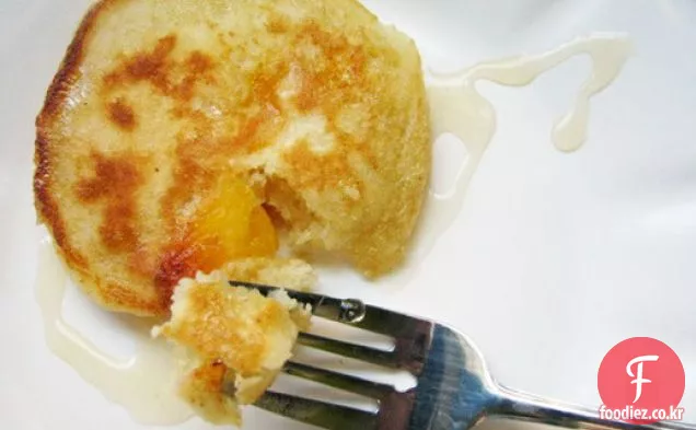 일요일 브런치:복숭아 팬케이크