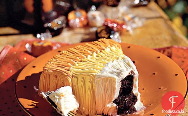 사탕 옥수수 초콜릿 케이크