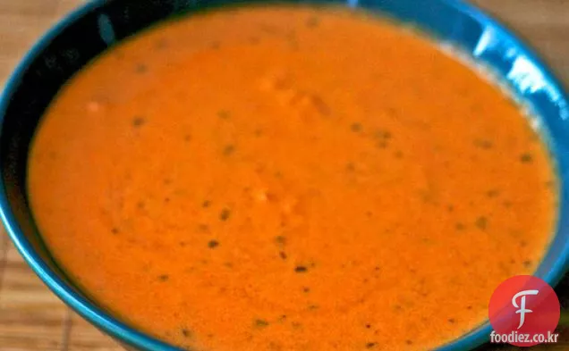 노드스트롬의 토마토 바질 수프