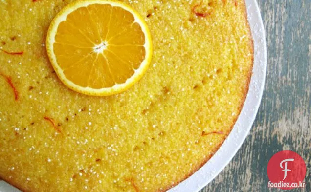 밀가루없는 오렌지 사프란 케이크