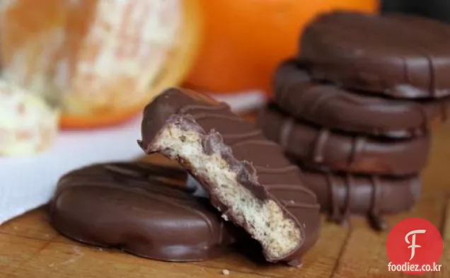 글루텐 프리 화요일:노 베이크 초콜릿 오렌지 쿠키