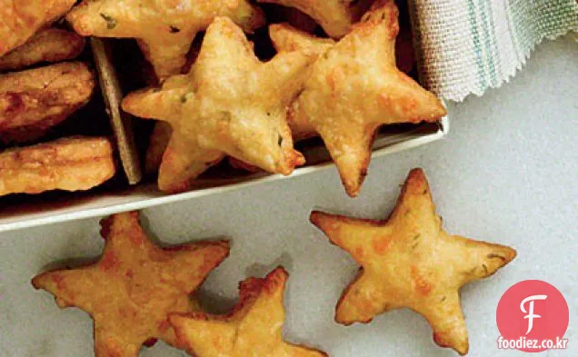 파르 메산-바질-체다 치즈 별