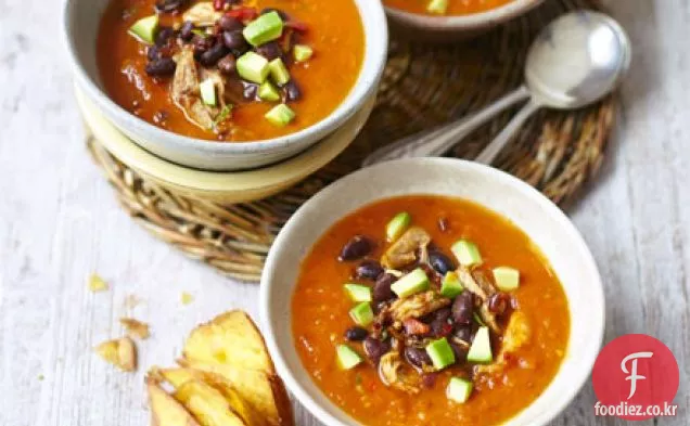 멕시코 로스트 치킨&토마토 수프