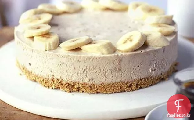 냉동 바나나&땅콩 버터 치즈 케이크