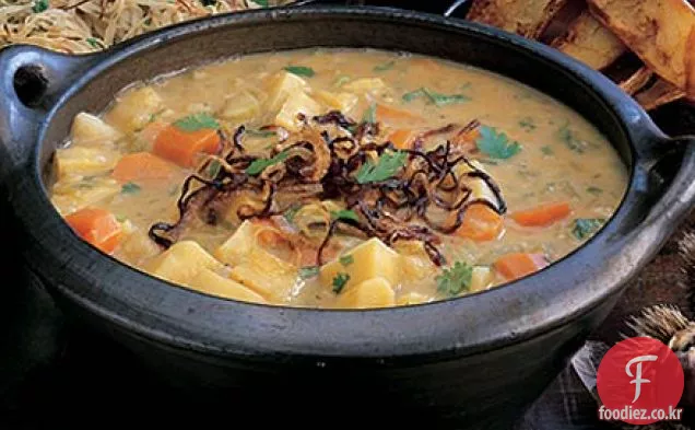 카레 야채 국물