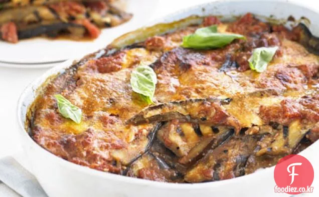 가지,토마토&파마산 베이크(멜라닌 알라 파르 미지 아나)