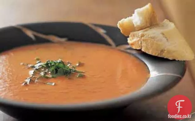 토마토 바질 수프