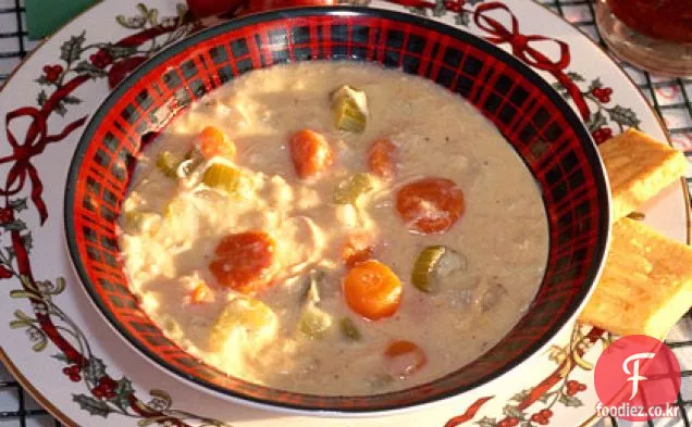 치즈 야채 수프