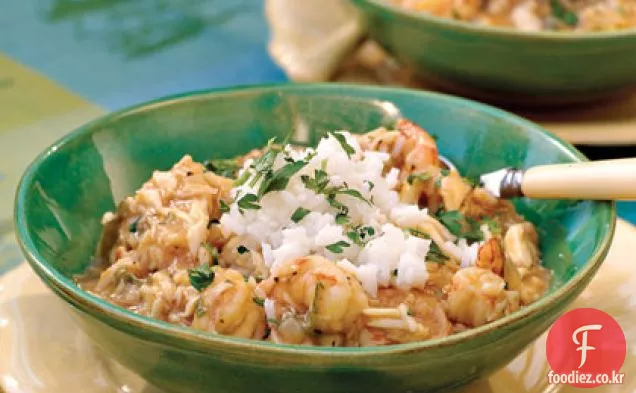 게와 새우 Étouffée