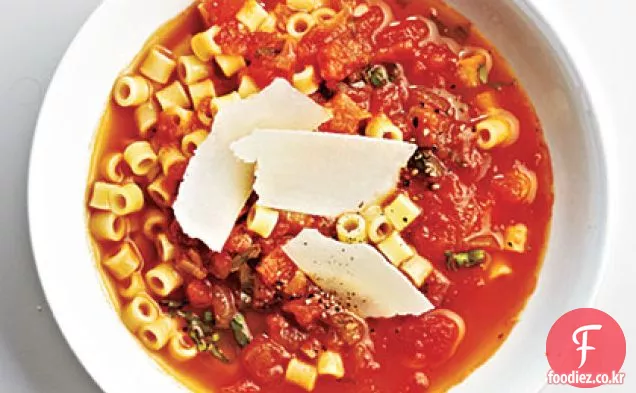이탈리아 토마토 수프
